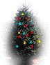 Christbaum Schneeman Weihnachten  Weihnachtskugeln Schlitten Gifs und Cliparts